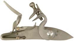 English style Queen Anne Fowling Gun left Flint Lock, by L&R